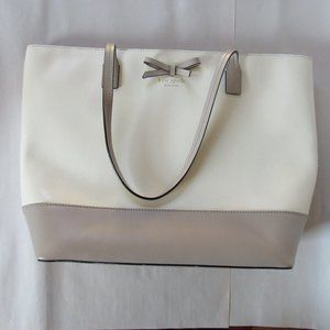 Kate Spade SAWYER STREET TORI LEATHER TOTE Two Tone